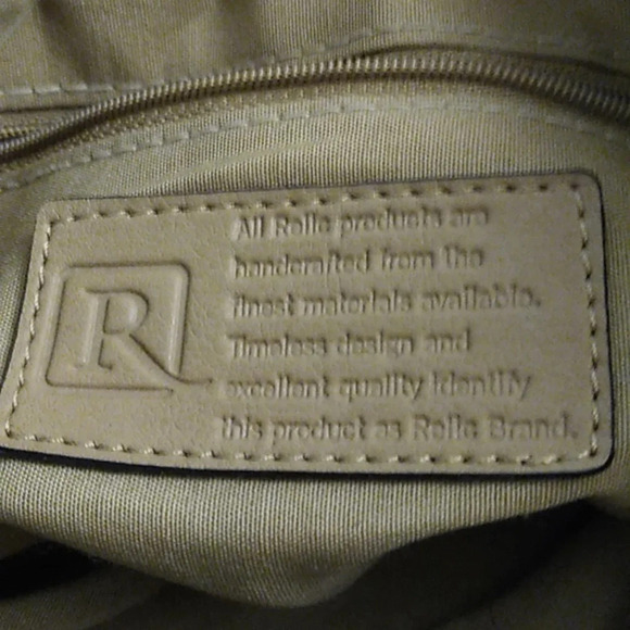 Relic Shoulder Bag Purse Carmel Brown 12" L X 4.5" W X 6" H - Picture 4 of 16